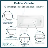 Ванна из искусственного камня Delice Veneto DLR330062R-G фото 2