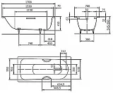 Стальная ванна Kaldewei Saniform Plus 363-1 170х70 111800013001 easy-clean фото 3