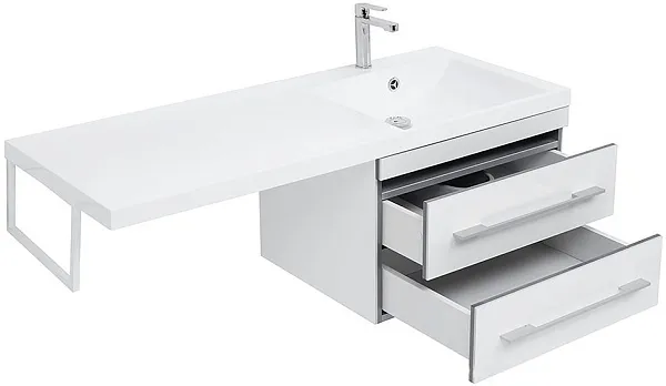 Тумба с раковиной Aquanet Верона 120 239946 подвесная фото 4