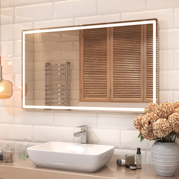 Зеркало Vigo Geometry Comfort 70x120 4640027149564 с подсветкой фото 6