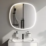 Зеркало AM.PM Func 80x80 M8FMOX0801WGS с подсветкой фото 2