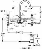 Смеситель Grohe Atrio New 20009AL3 для раковины с донным клапаном фото 2
