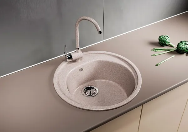 Кухонная мойка Mixline ML-GM11-302 Песочная 525068 фото 4