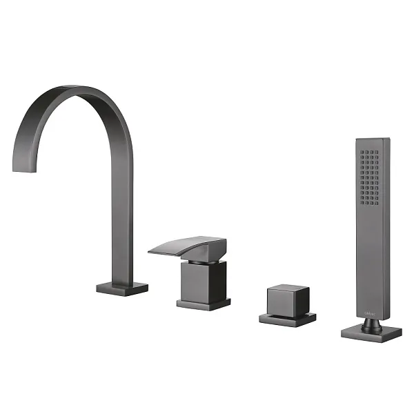 Смеситель на борт ванны ABBER Wasserfall AF8613NG фото 1