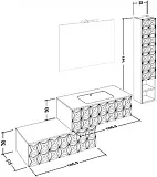 Тумба Cezares Lecce 106 см LC/BS1051T.601 фото 3