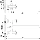 Смеситель Lemark Standard LM2112C универсальный фото 3