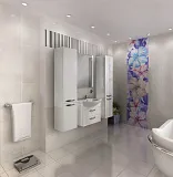 Шкаф-пенал Акватон Ария 34x171 см белый 1A124403AA010 фото 5