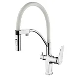 Смеситель Lemark Comfort LM3074C-White для кухонной мойки фото 1