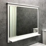 Зеркало Comforty Тбилиси 93x82,5 00003132632CF с полочкой фото 2