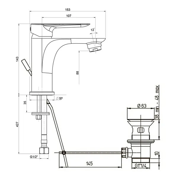 Душевой комплект PAINI Garda 76CRSET4 фото 5