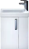 Тумба с раковиной Iddis Torr 40 подвесная левая фото 5