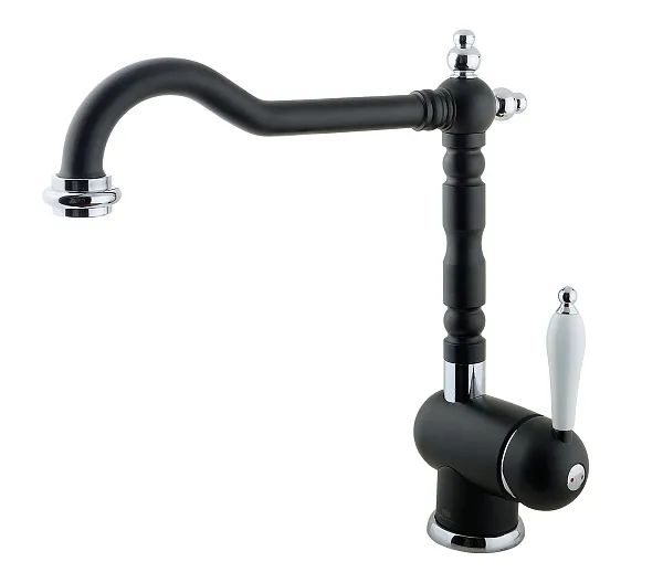 Смеситель для кухонной мойки TIMO Morea 2406F anthracite фото 1