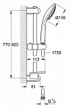 Душевой гарнитур Grohe Euphoria 110 Champagne 27227001 фото 2