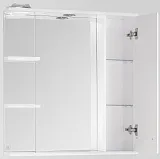 Зеркало Style Line Ирис 75x83 ЛС-00000020 правое с полочкой и подсветкой фото 2