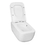 Унитаз Azario Flavia AZ-0076-UQ1 подвесной безободковый с сиденьем микролифт фото 3