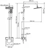 Душевая стойка WasserKRAFT A17702 фото 8