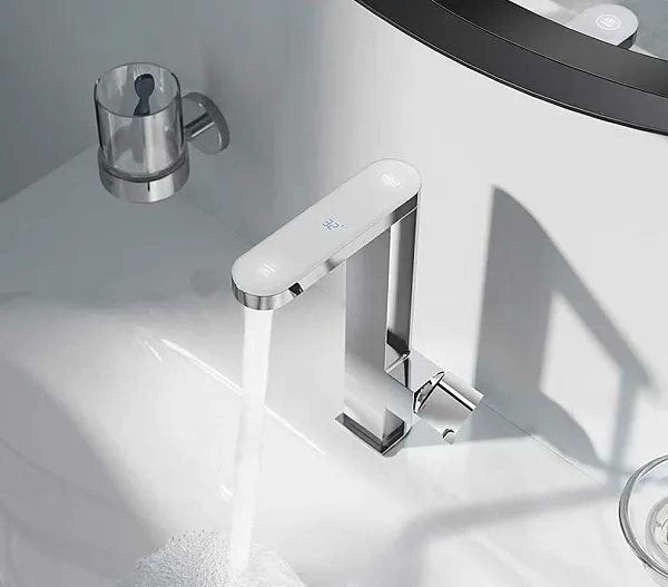 Смеситель Grohe Plus Digital 23958003 для раковины с донным клапаном фото 2