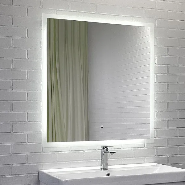 Зеркало Comforty Эдельвейс 88x88 00-00014241CF с подсветкой фото 4