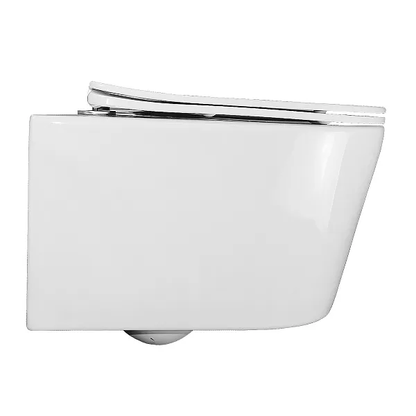 Унитаз Azario Ollin AZ-0513R подвесной безободковый с сиденьем микролифт фото 9