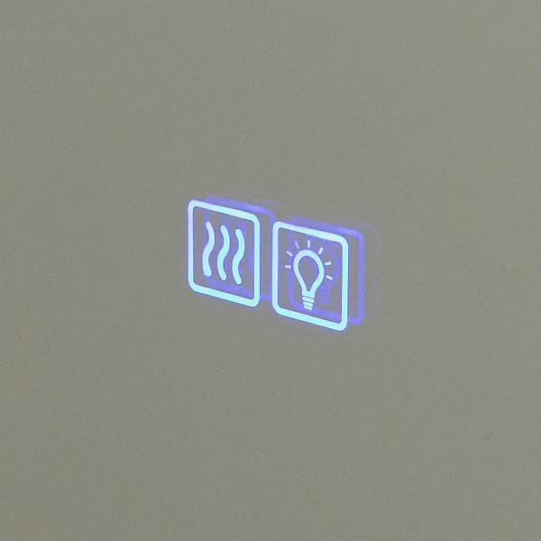 Зеркало Cezares Interni 80x90 CZR-SPC-INT-800-900-LED-TCH-WARM-TIT с подсветкой Tитан фото 5