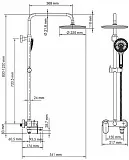 Душевая стойка WasserKRAFT A17401 фото 9