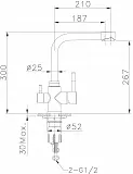 Смеситель Lemark Expert LM5061G для кухонной мойки фото 2