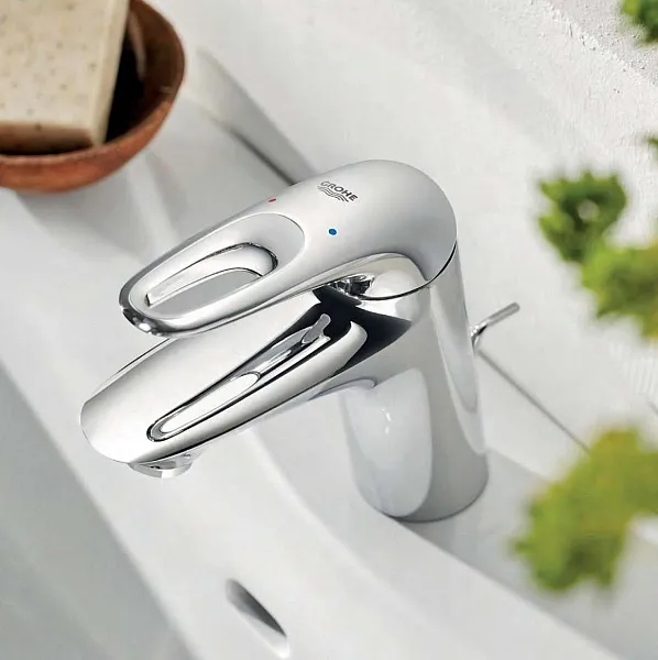 Смеситель Grohe Eurostyle 23707003 для раковины с донным клапаном фото 3