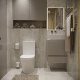 Унитаз-компакт Lavinia Boho Biore 3304001R напольный безободковый с микролифтом фото 4