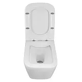 Унитаз Azario Boca AZ-1048 A подвесной безободковый с сиденьем микролифт фото 4