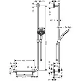 Душевой гарнитур Hansgrohe Raindance Select S 26326400 фото 2