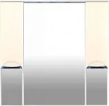 Зеркало-шкаф Misty Жасмин 105х100 П-Жас02105-031Св с подсветкой фото 1