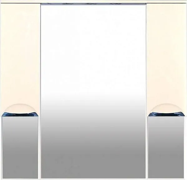 Зеркало-шкаф Misty Жасмин 105х100 П-Жас02105-031Св с подсветкой фото 1