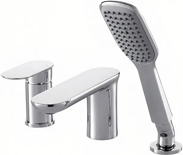 Смеситель Bravat Gina F565104C-2-ENG на борт ванны фото 1