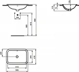 Раковина Ideal Standard Connect 58 см E505901 фото 2