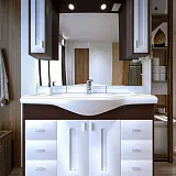 Зеркало Бриклаер Бали 120x82 4627125411809 с подсветкой фото 5