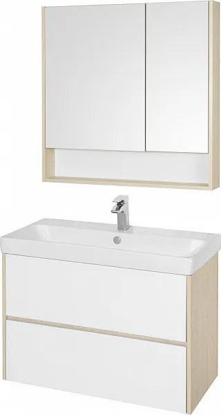 Зеркало-шкаф Акватон Сканди 85x85 см 1A252302SDB20 фото 3