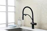 Смеситель Lemark Bronx LM3761BL для кухонной мойки фото 3