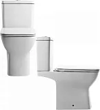 Унитаз-компакт Teymi Nancy Vortex W00750 напольный безободковый с микролифтом фото 13