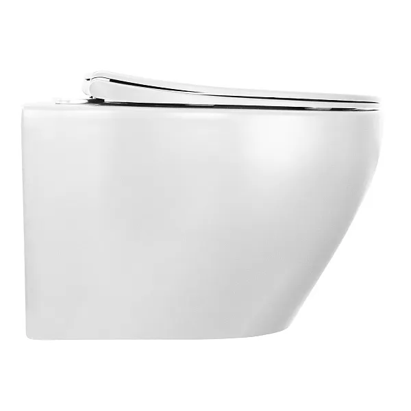 Унитаз Azario Keras AZ-99046W подвесной безободковый с сиденьем микролифт фото 9