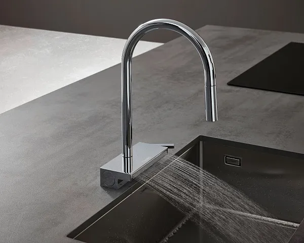 Смеситель Hansgrohe Aquno Select M81 73837000 для кухонной мойки фото 2
