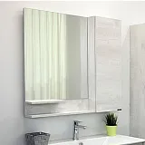 Зеркало Comforty Верона 90x80 00004136714CF правая с полочкой фото 2