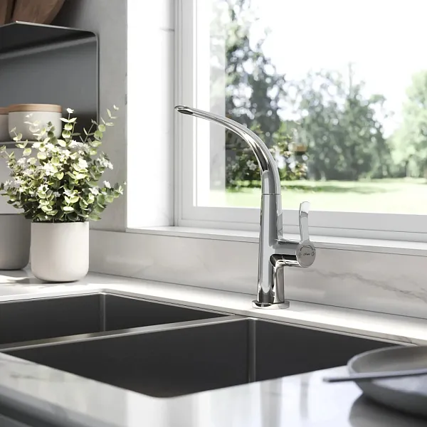 Смеситель для кухонной мойки PAINI Serena SECR571LMKM фото 2