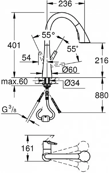 Смеситель Grohe Zedra 32294002 для кухонной мойки фото 12