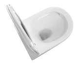 Унитаз подвесной Iberica Blanca Bilbao Alto IB.BLA.234.1B1 безоободковый с микролифтом фото 11