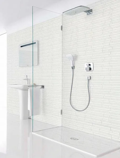 Термостат Hansgrohe PuraVida 15775000 для душа с внутренней частью фото 2