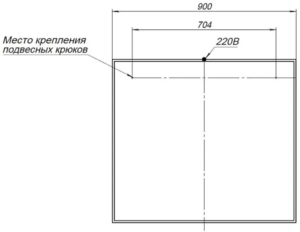 Зеркало Aquanet Nova Lite 90х80 242264 с подсветкой фото 6