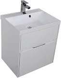 Мебель для ванной Aquanet Латина 60 2 ящика белая фото 3