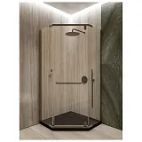 Душевой уголок KNOTLOR Penta FCD090CG0GM фото 4