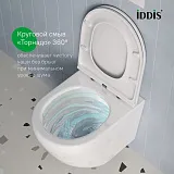 Унитаз Iddis Blanco BLQNDSEI25 подвесной безободковый с сиденьем микролифт фото 4