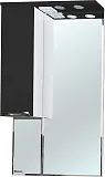 Зеркало-шкаф Bellezza Альфа 55 L черный фото 1